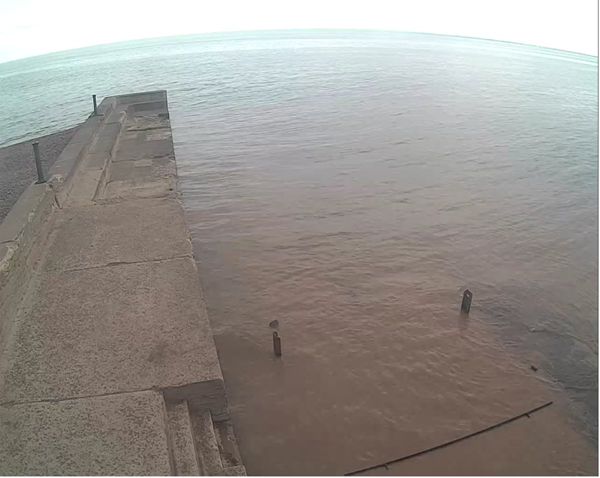 View from pier at Glensheen in Duluth
